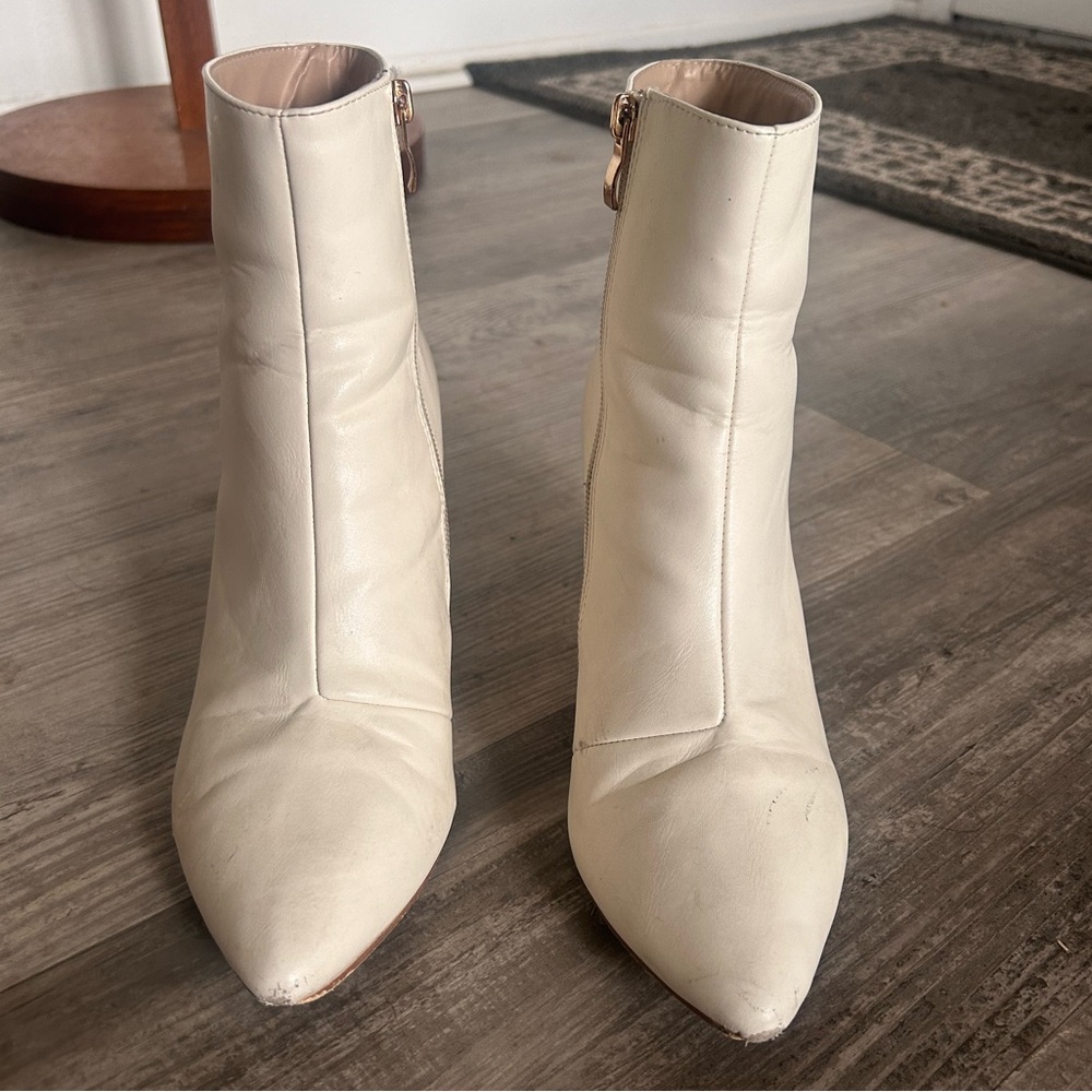 Lulus White Booties